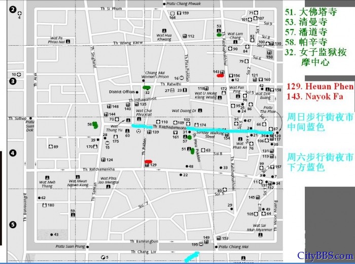 清迈地图 清迈旅游、商业、交通地图大全