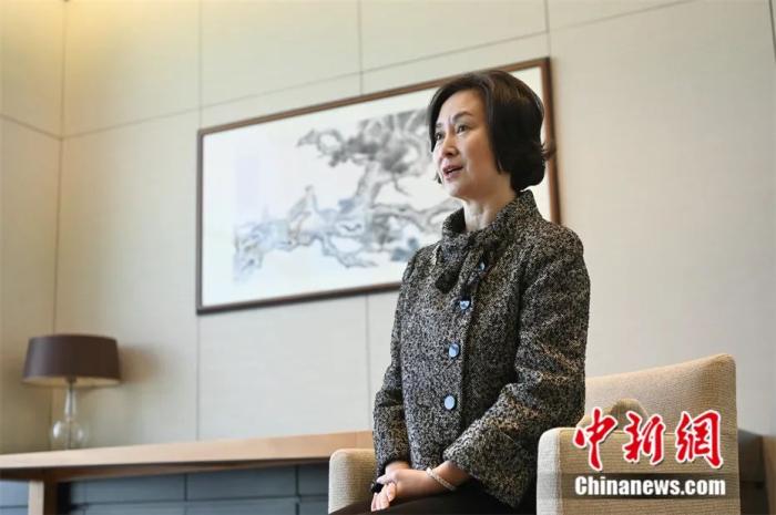 何超琼接受中新网“港澳会客厅”采访